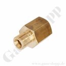 Reduzierung M12x1 RH AG x G 1/4" RH IG - Länge...