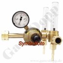 Argon CO2 Druckminderer 200 bar / 3 - 30 l/min mit Flowmeter - Unicontrol 100 Twin-Flow - GCE RHÖNA - 870005