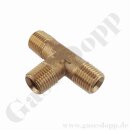 T-Stück - 3 x Aussengewinde G 1/4" RH AG - 45...