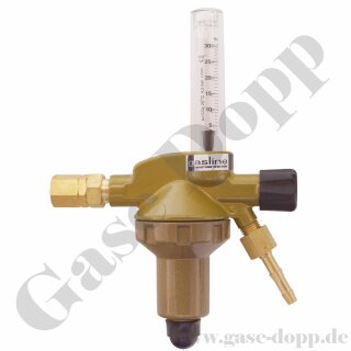 Entnahmestellen Druckminderer DIN-Control Argon CO2 3 - 30 l/min mit Flowmeter - GCE RHÖNA 0783074