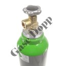 Druckluftflasche 10 Liter 300 bar Druckluft / Pressluft - neu und gefüllt - EU - TÜV min. bis 2033 (Stand 2024)