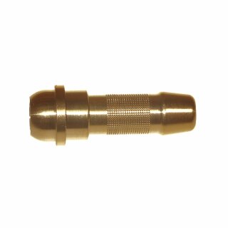 Schlauchtülle 3/8" x 8 mm - gerändelt ( für Brenngas) - Messing