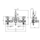 Entspannungsstation Druckregelstation MM70-2 - Sauerstoff Inertgas Stickstoff Argon Helium - 300 bar bis 20 bar regelbar - max.Leistung: 50 m³/h - GCE 0768122 - nachfolger 27640