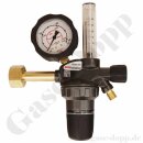 Stickstoff Druckminderer mit Flowmeter 200 bar / 3 - 34...