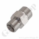 Doppelnippel G 3/8" x G 1/2" - Länge 29 mm...