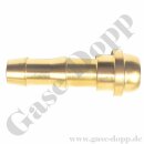 Schlauchtülle 3/8" x 8,0 mm - 2 stufig - Messing