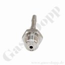 Aussengewinde Schlauchtülle G 1/4" AG x 4 mm - flachdichtend - Edelstahl