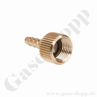 Schlauchtülle 6 mm x 9/16" (14,3 mm) IG - InnenGewindetülle mit Schlauchanschluss - Edelstahl