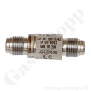 Berstscheibensicherung BURST DISK - Anschlüsse Faceseal VCR 1/4" male - Betriebsdruck 6 bar / Auslösedruck 9 bar - Edelstahl - GCE DRUVA BS 550-9