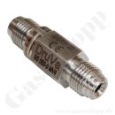 Berstscheibensicherung BURST DISK - Anschlüsse Faceseal VCR 1/4" male - Betriebsdruck 6 bar / Auslösedruck 9 bar - Edelstahl - GCE DRUVA BS 550-9