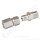 Aufschraubverschraubung vormontiert - RVS 6 mm x 7/16"-20 UNF IG - Schlauchadapter - Edelstahl - HAM-LET