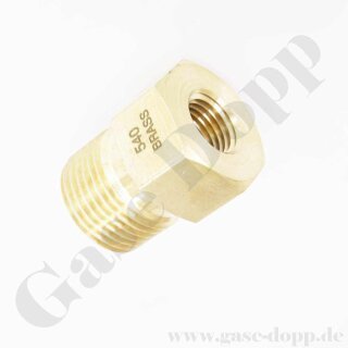 Adapter CGA-540 AG x 1/4" NPT IG - Messing