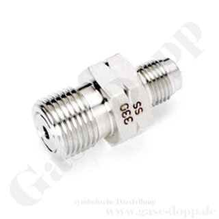 Adapter CGA-330 AG x 1/2" NPT AG - Edelstahl