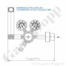 Flaschendruckminderer Prüfgas 200 bar 1-stufig mit...